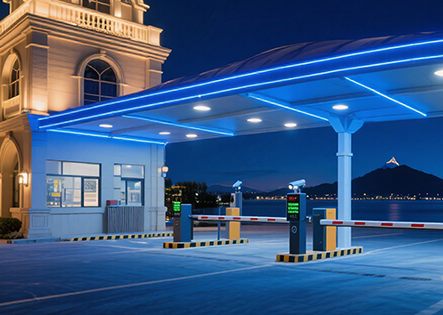 远距离微波卡在智能停车场管理B体育平台的应用